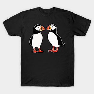 Puffin Cute Birds from Faroe Island T-Shirt